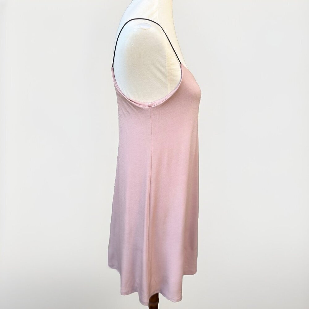 Lush Cameo Rose Pink Strappy Mini Dress Women’s Size S Stretch Party NWOT - Picture 3 of 14